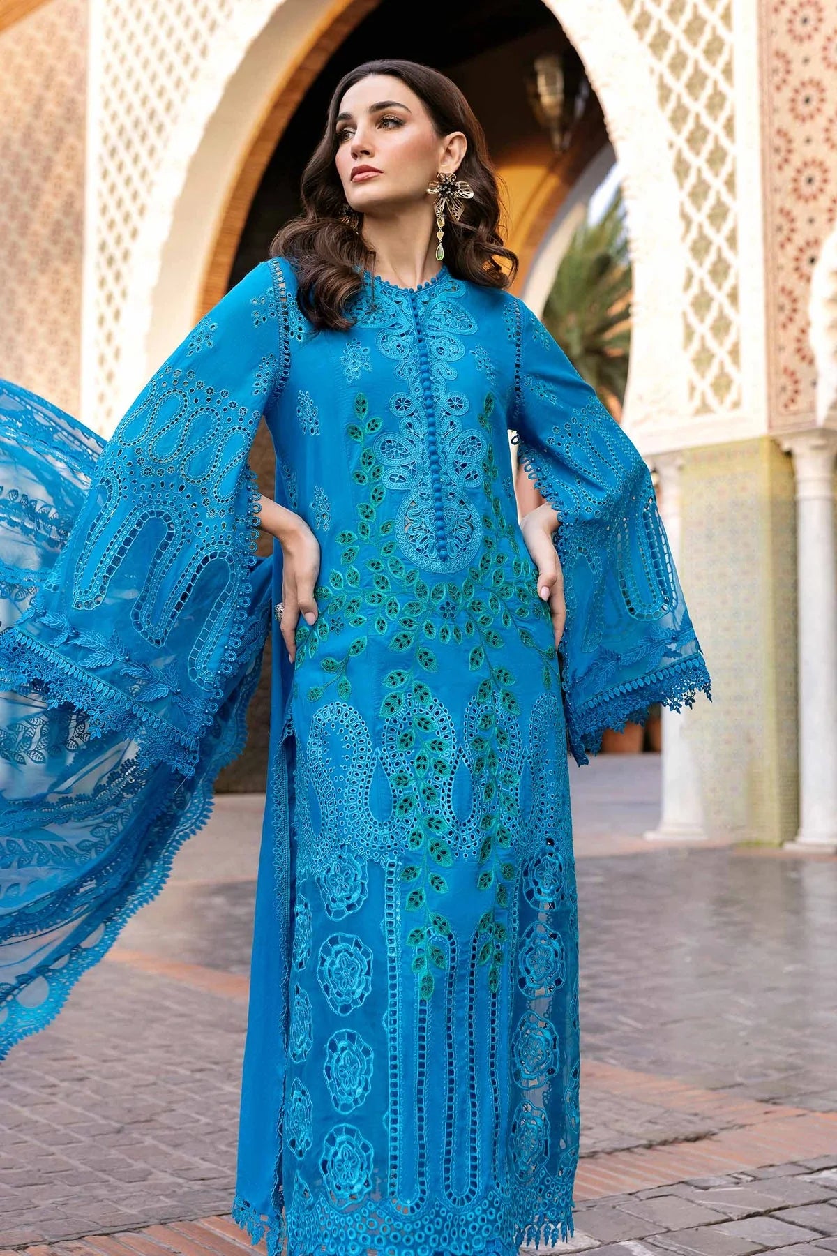 Maria.B - Luxury Embroidered Lawn Collection - 3B - Unstitched