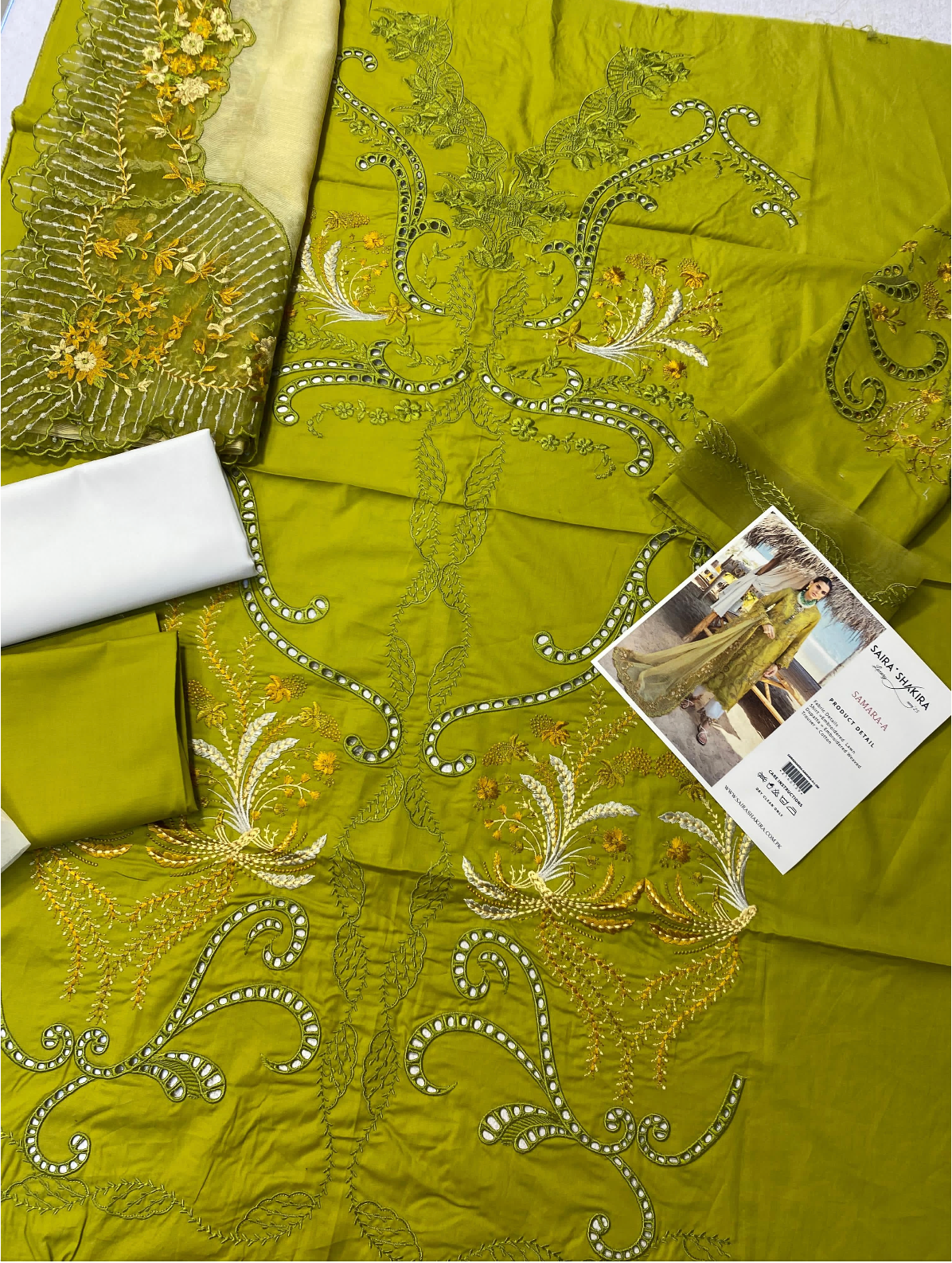 Saira Shakira Samara-A - Unstitched Luxury Lawn Collection 2025 -