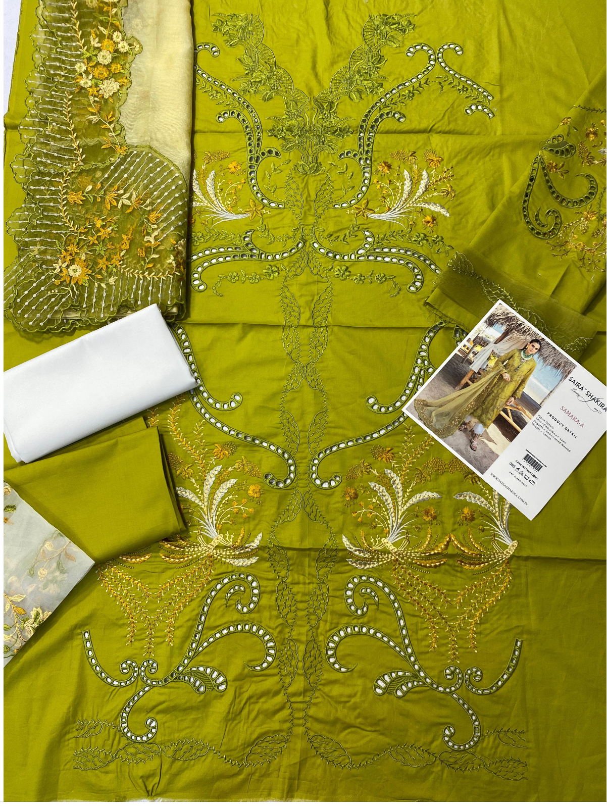 Saira Shakira Samara-A - Unstitched Luxury Lawn Collection 2025 -