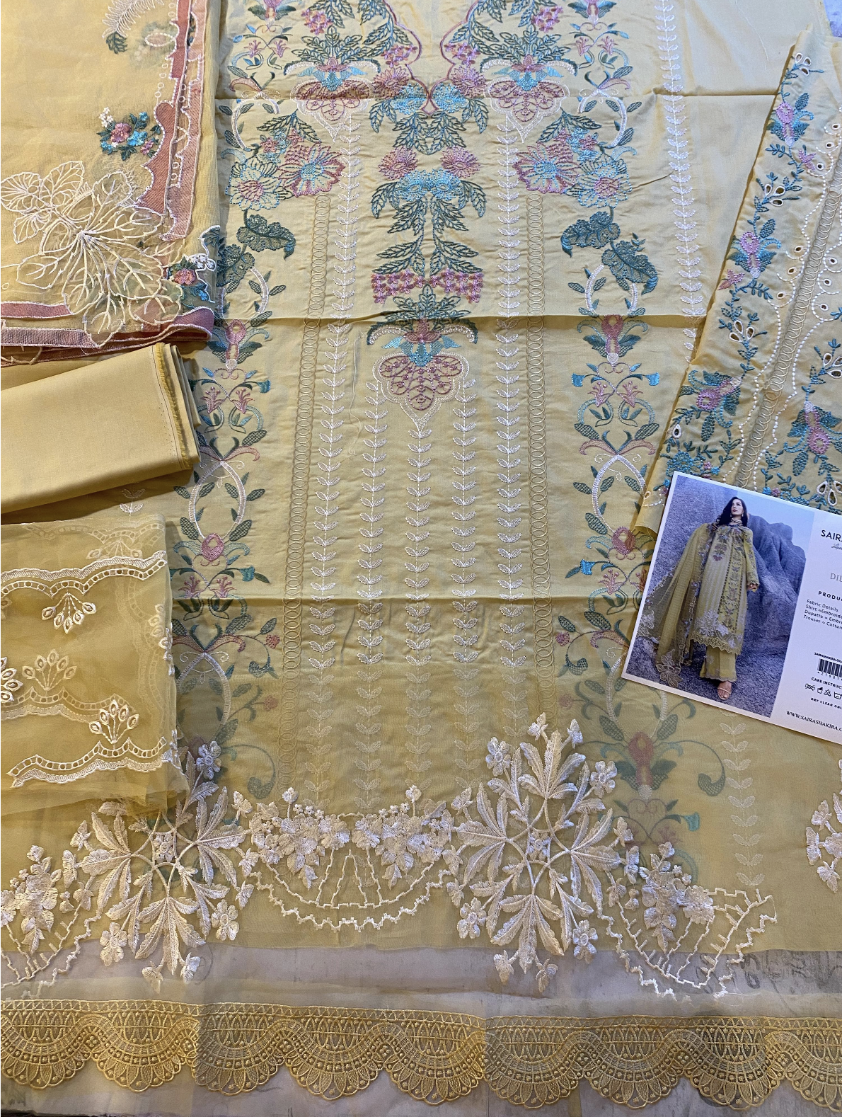 Saira Shakira DILARA-B- Unstitched Luxury Lawn Collection 2025 -