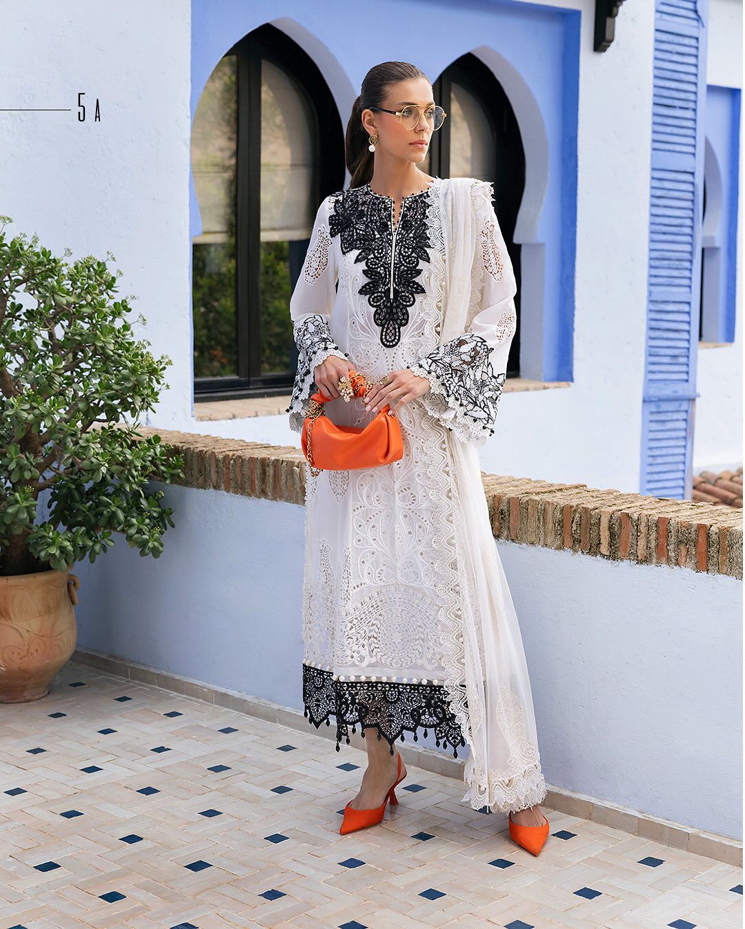 MARIA B - LUXURY EMBROIDERED LAWNCOLLECTION - 5A - UNSTITCHED