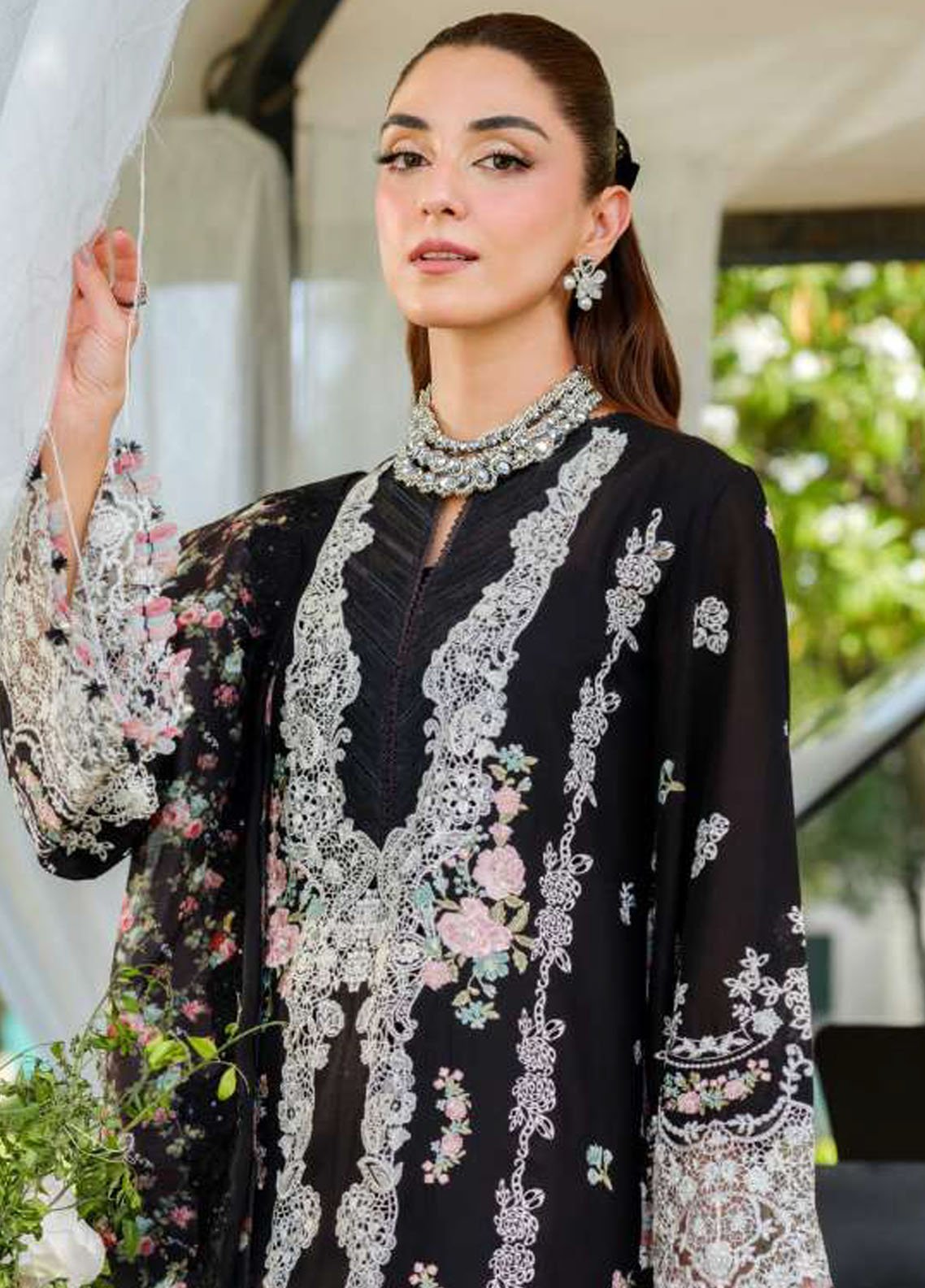 Elaf Embroidered Lawn Suits Unstitched 3 Piece ELH-6A Serena