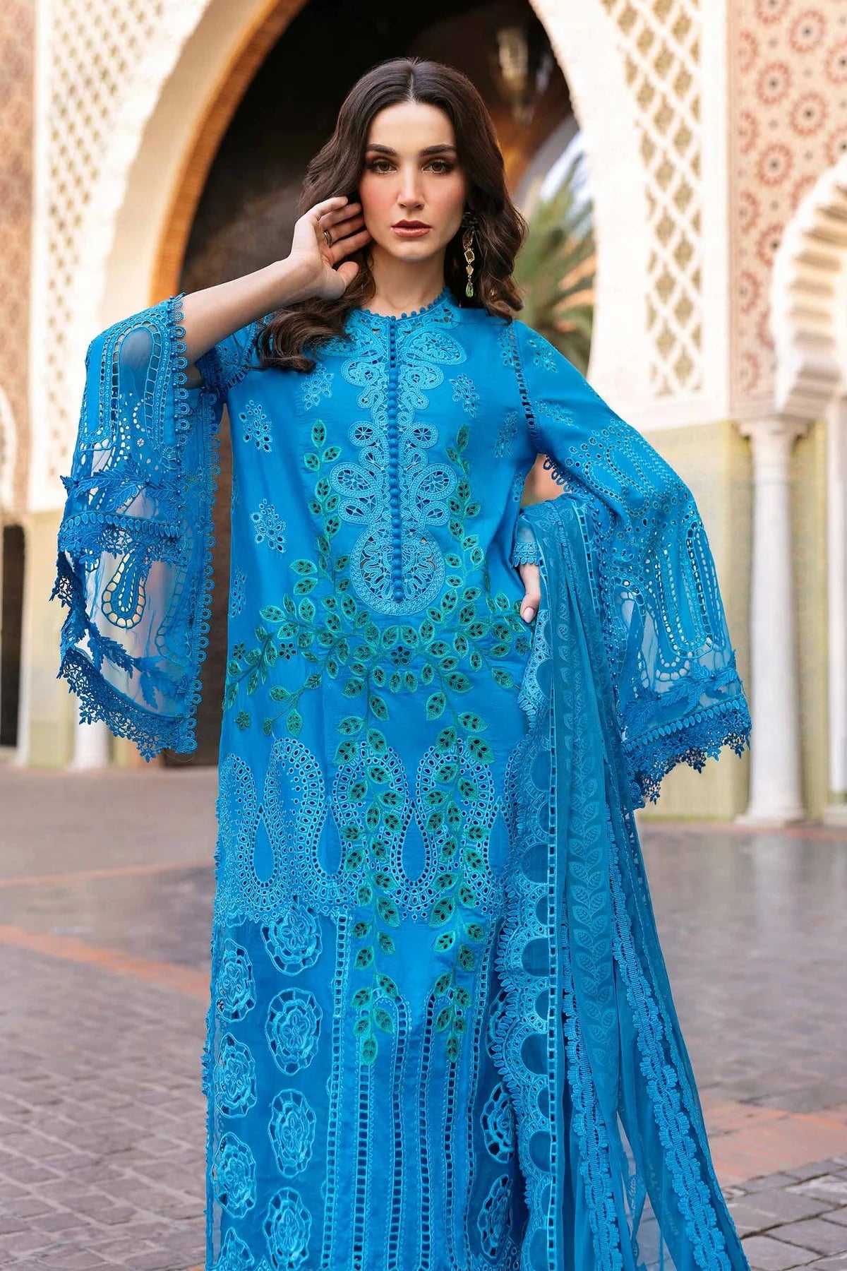 Maria.B  -  Luxury Embroidered Lawn Collection - 3B - Unstitched