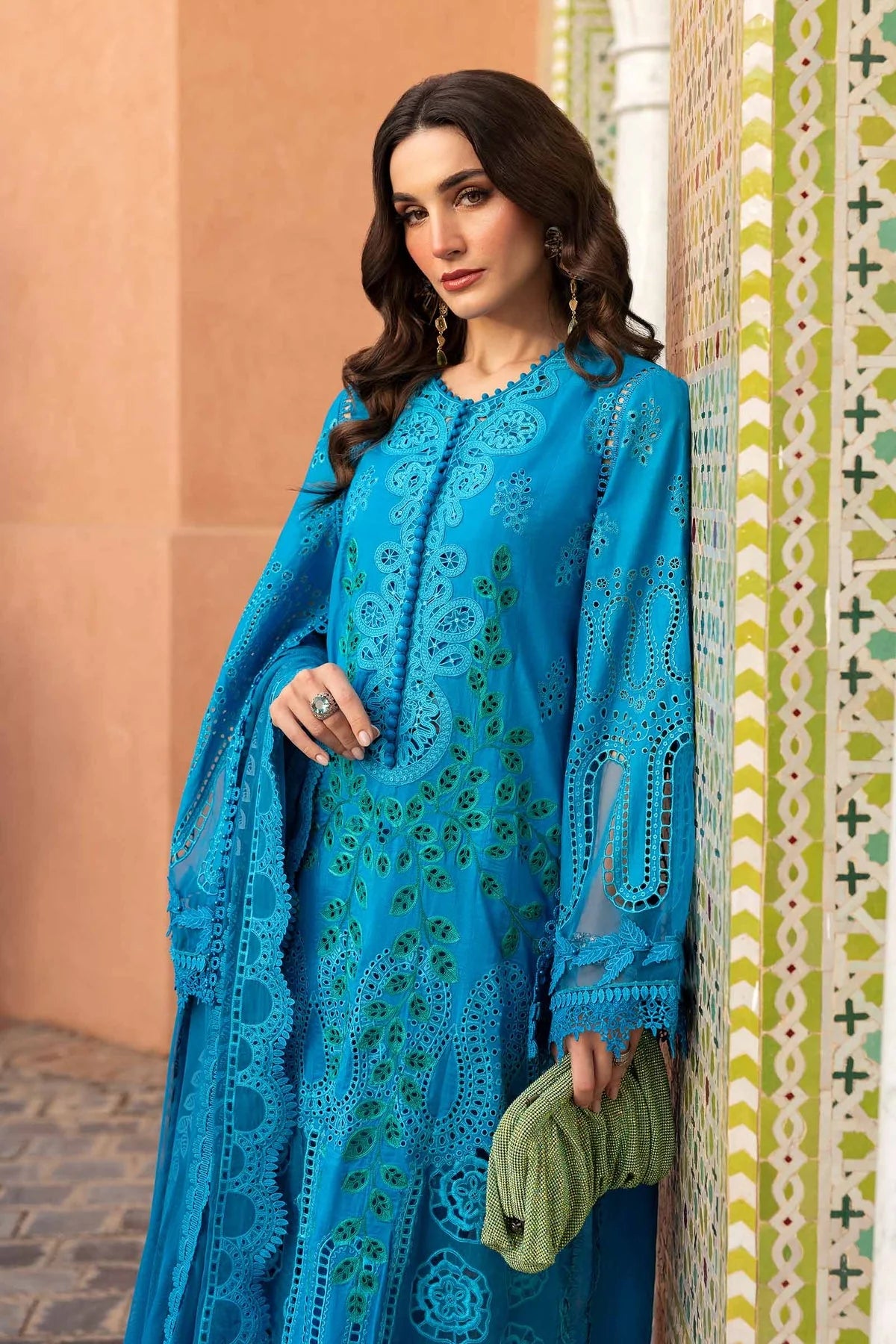 Maria.B  -  Luxury Embroidered Lawn Collection - 3B - Unstitched