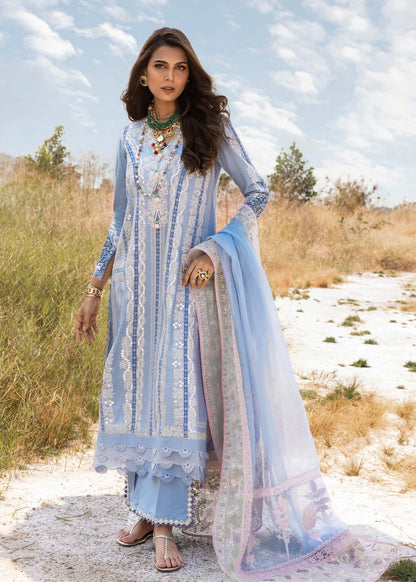 Saira Shakira Embroidered Luxury Lawn Unstitched 3Pc Suit NADINE-A