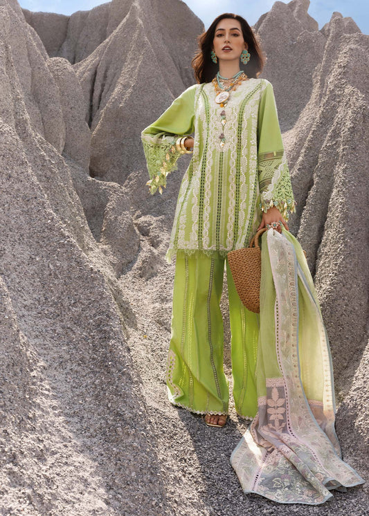 Saira Shakira Embroidered Luxury Lawn Unstitched 3Pc Suit NADINE-A