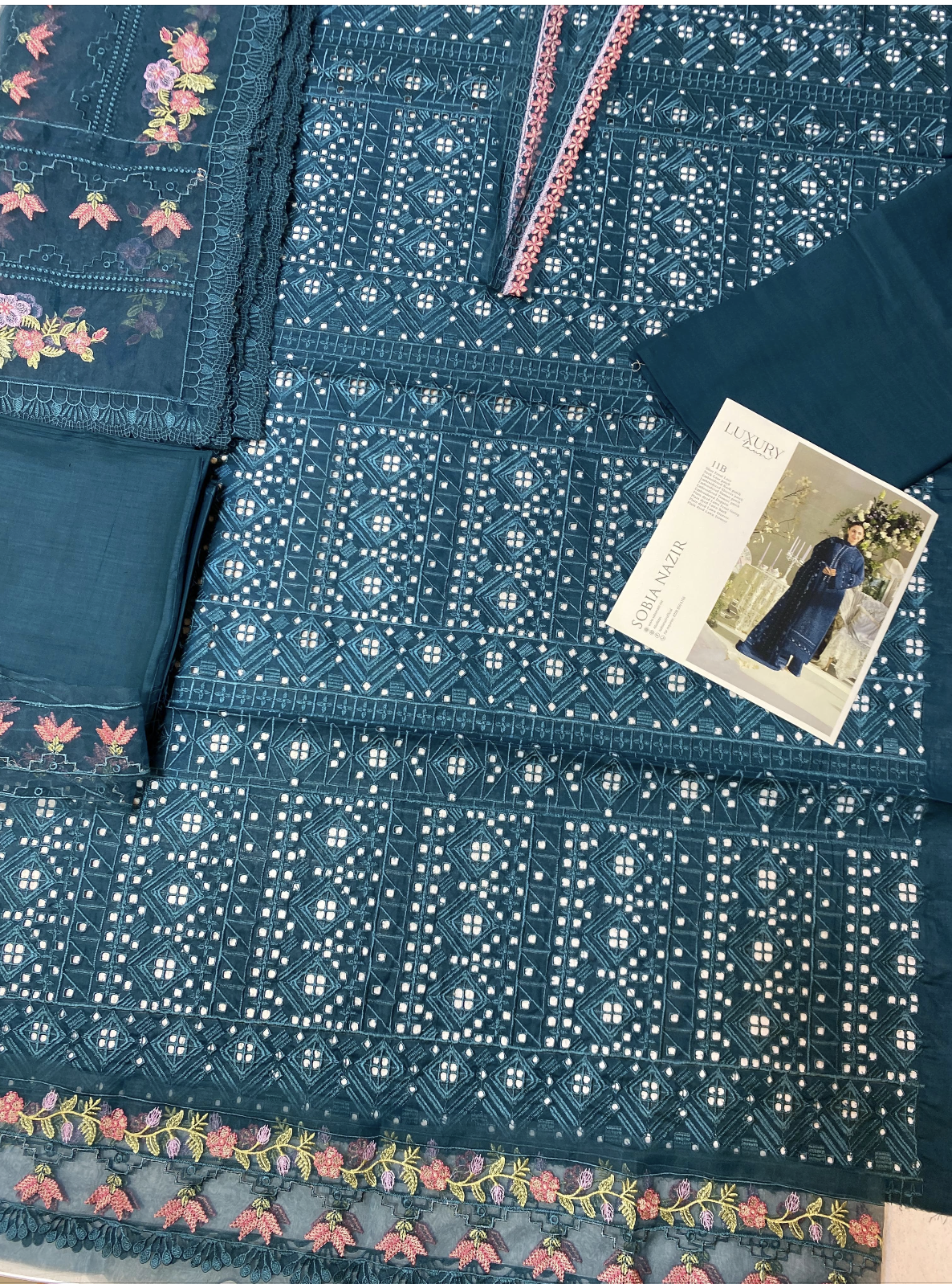 Maria B 11B - Unstitched Luxury Lawn Collection 2025