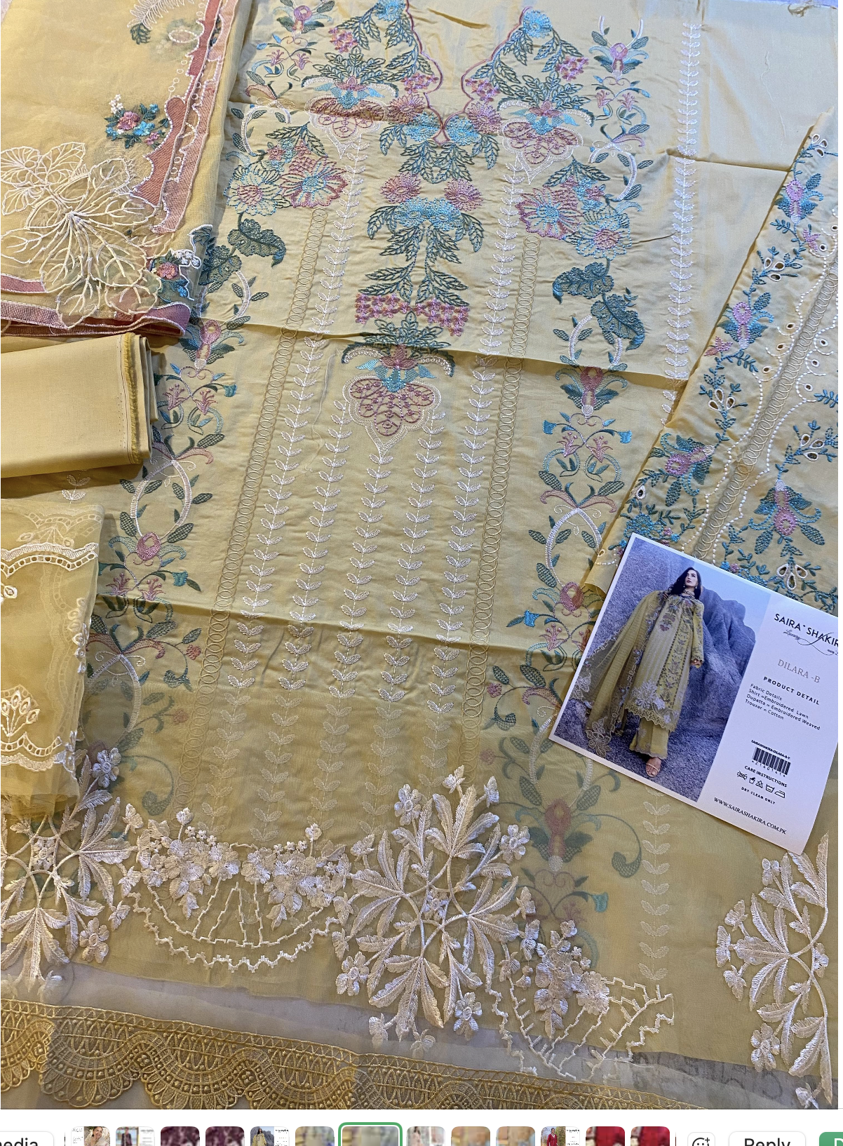 Saira Shakira DILARA-B- Unstitched Luxury Lawn Collection 2025 -