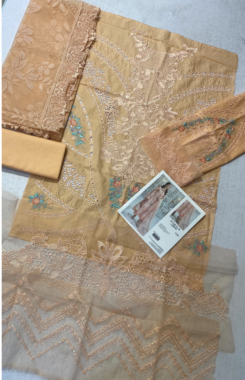 MARIA B 13-A- Unstitched Luxury Lawn Collection 2025 -