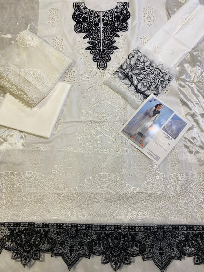 MARIA B  -  LUXURY EMBROIDERED LAWNCOLLECTION - 5A - UNSTITCHED