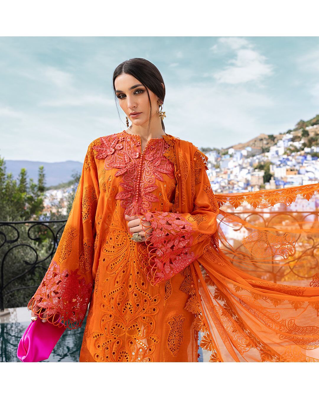 MARIA B  -  LUXURY EMBROIDERED LAWNCOLLECTION - 5B  - UNSTITCHED