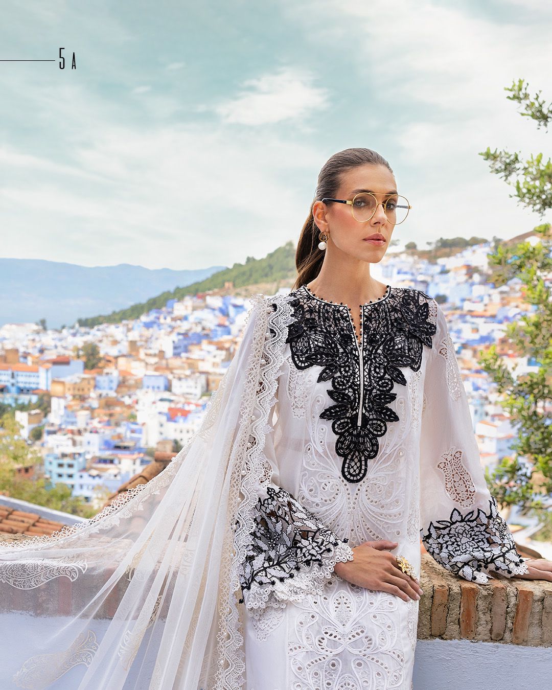 MARIA B  -  LUXURY EMBROIDERED LAWNCOLLECTION - 5A - UNSTITCHED
