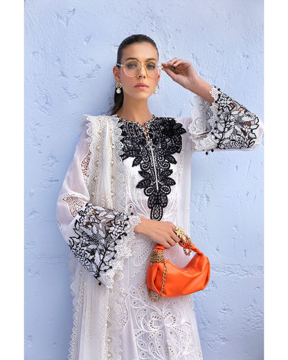 MARIA B  -  LUXURY EMBROIDERED LAWNCOLLECTION - 5A - UNSTITCHED