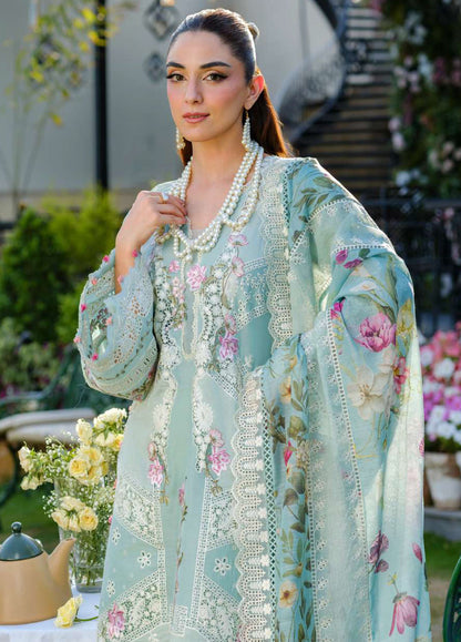 Elaf Embroidered Lawn Suits Unstitched 3 Piece ELH-2B Zoya