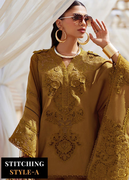 Maria B Embroidered Lawn Suits Unstitched 3 Piece D-06